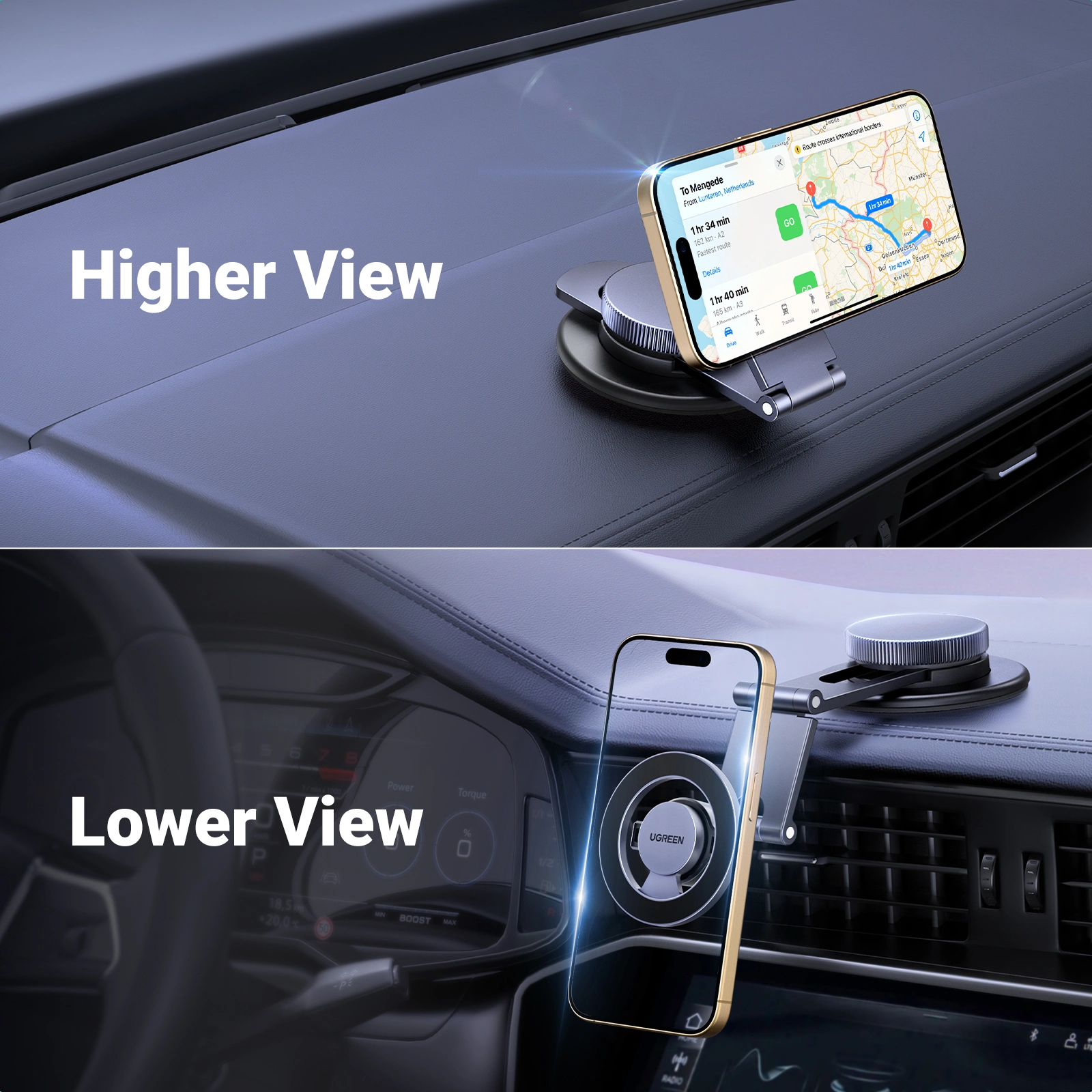 UGREEN Magnetic 360° Car Phone Holder - 45577 - Image 5