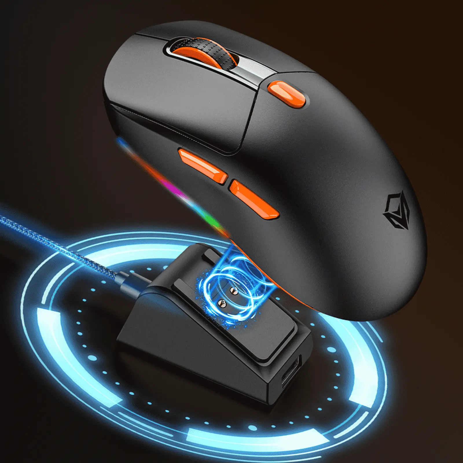 Meetion GW38 Wireless Tri-Mode Gaming Mouse with Magnetic Charging Dock - Image 14