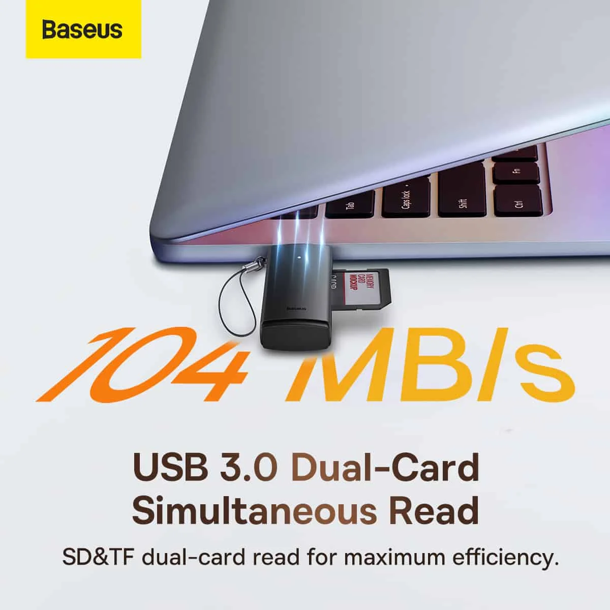 Baseus SD/TF USB Lite Series Card Reader - Image 8