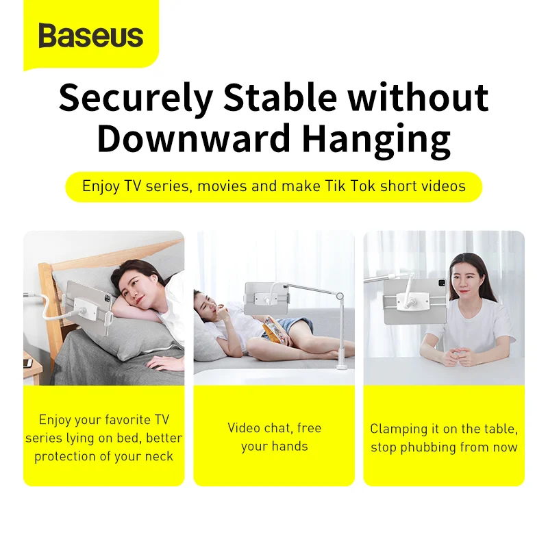 Baseus Otaku Life Rotary Adjustment Lazy Holder – White - Image 11