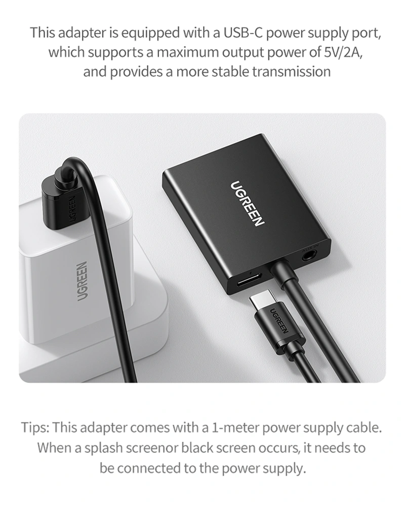 UGREEN VGA Male To HDMI Female Converter - Image 10