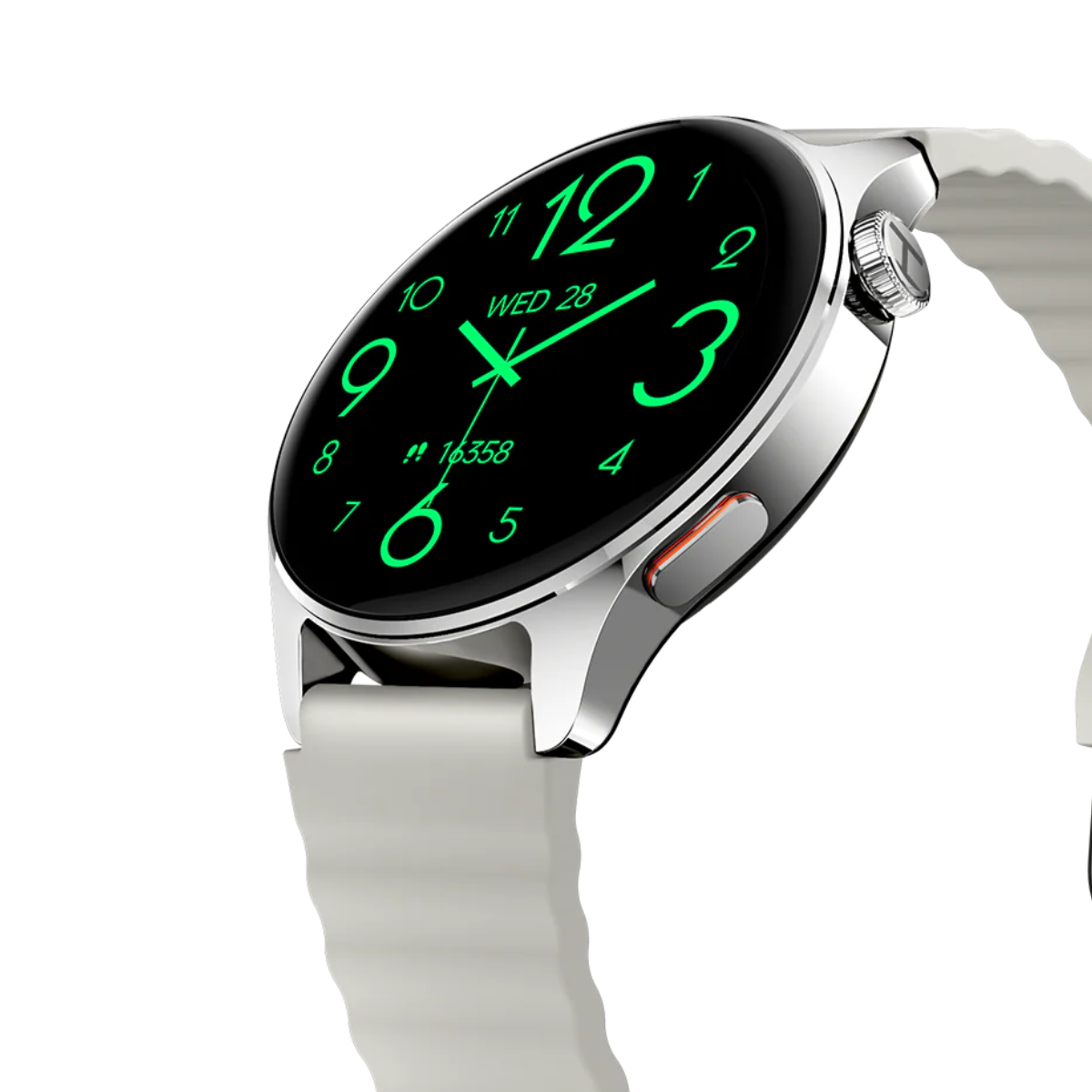 Haylou Watch 4S Five-Star GPS Positioning Smart Watch - Silver - Image 3