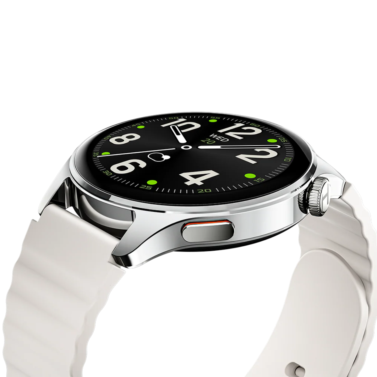 Haylou Watch 4S Five-Star GPS Positioning Smart Watch - Silver - Image 4