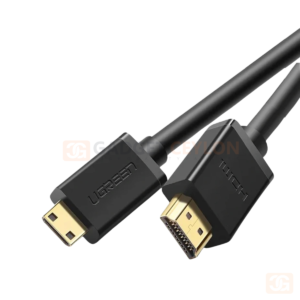 UGREEN 4K@30Hz Mini HDMI to HDMI 1.5 Meter Cable Male to Male Black – HD108 – 11167