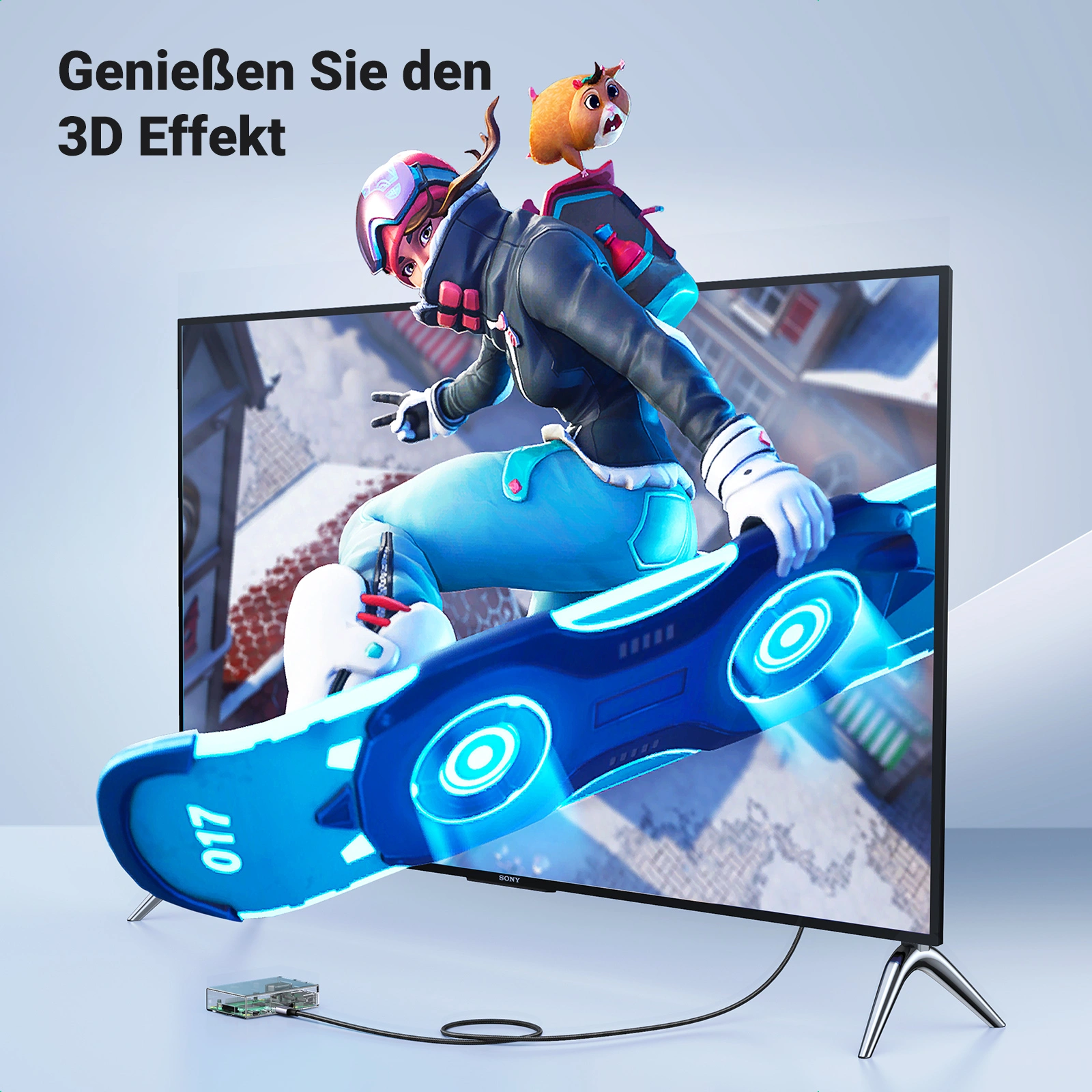 UGREEN 8K Mini HDMI to HDMI 1m Cable - Image 2