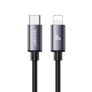 USAMS SJ770 U91 30W USB-C to Lightning Fast Charging & Data CableÂ