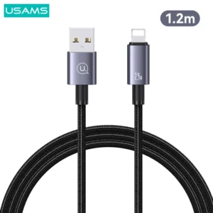 USAMS US-SJ667 Lightning 2.4A Aluminum Alloy Fast Charging & Data Cable - Sufeng Series 1.2M