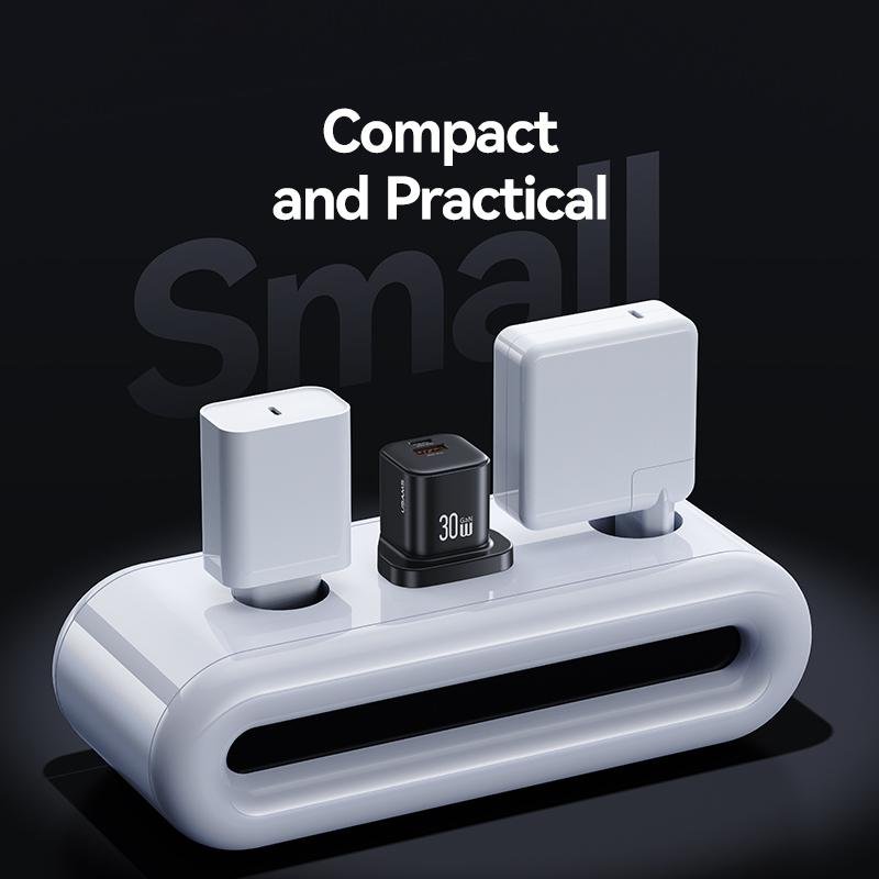 USAMS CC277 30W GaN Mini A+C Dual Ports Fast Charger (UK) - JC Series - Image 4