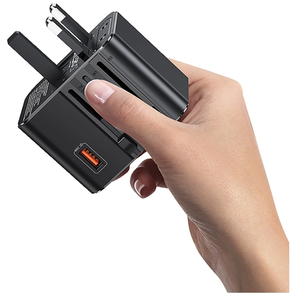 USAMS CC309 25W Dual Type-C + USB Universal Travel Charger - Image 6