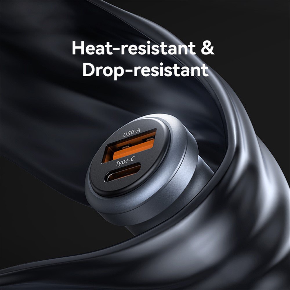 USAMS CC322 30W A+C Ports Aluminum Alloy Car Charger - Image 9