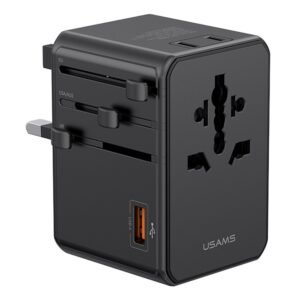 USAMS CC334 T72 100W 4-Port Universal Travel Charger (US/AU/UK/EU)
