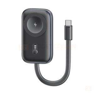 USAMS CD245 2-in-1 Watch Wireless Charger with 1200mAh Power Bank & USB-C Cable - Tarnish