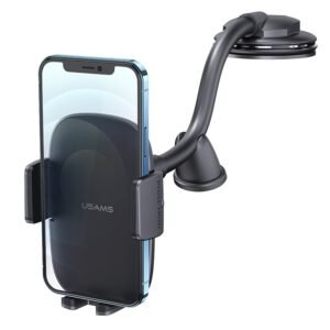 USAMS US-ZJ065 Car Center Console Retractable Phone Holder (Adjustable Gooseneck)