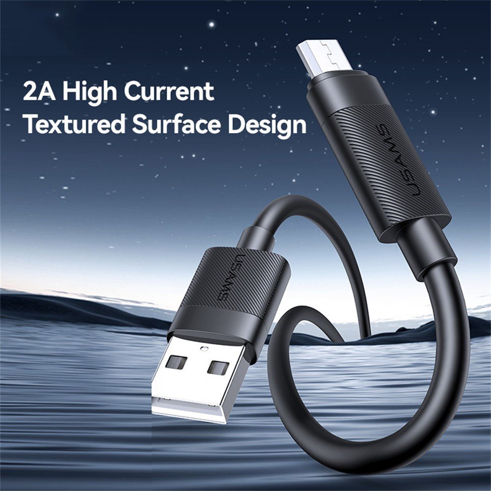 USAMS SJ779 U94 USB-A to Micro 2A Fast Charging Cable - Image 4