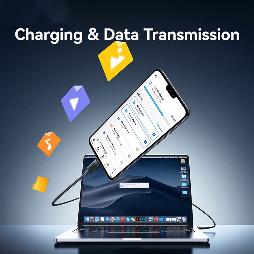 USAMS SJ779 U94 USB-A to Micro 2A Fast Charging Cable - Image 8