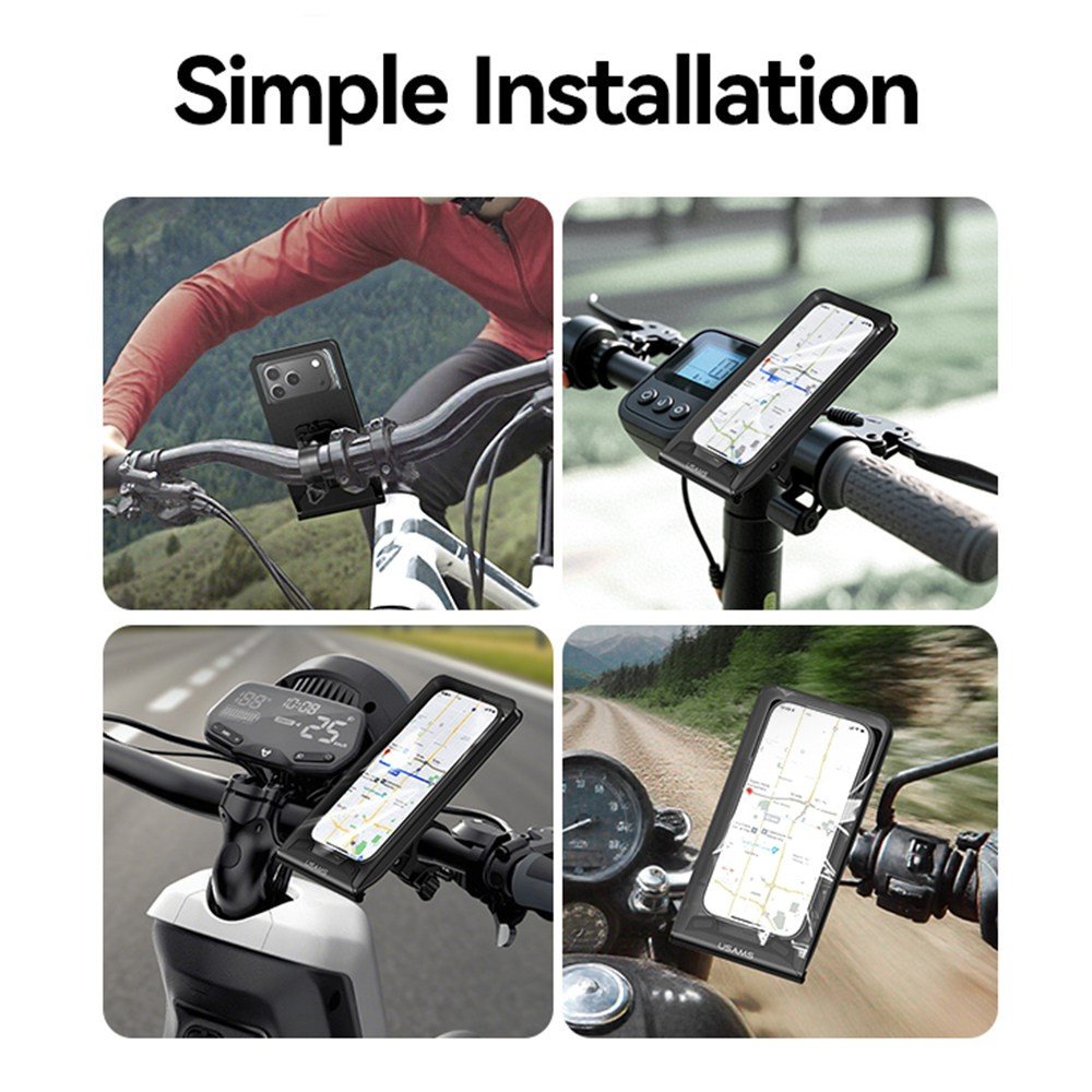 USAMS ZJ083 Waterproof Cycling Phone Holder - Image 7