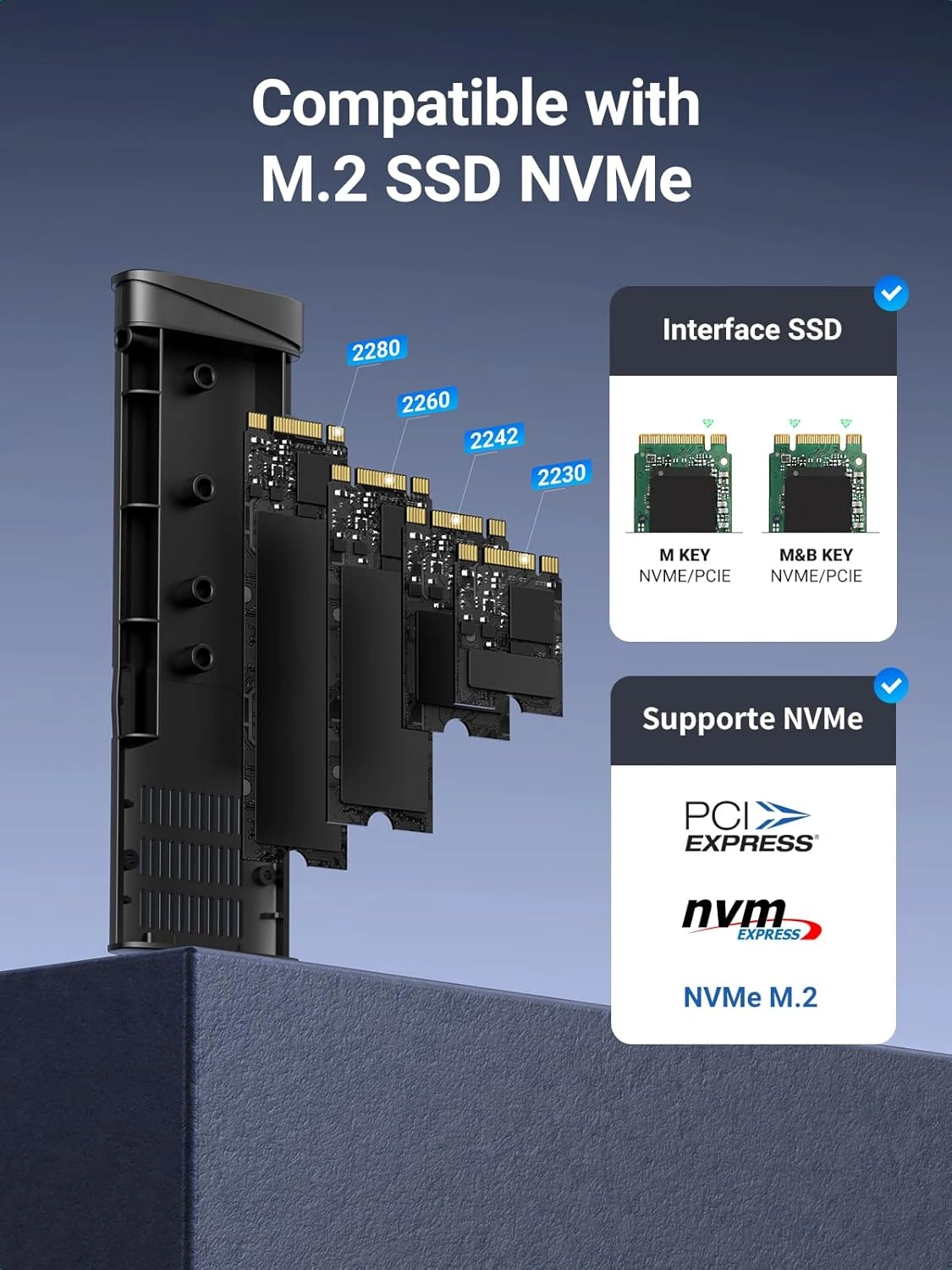 UGREEN M.2 NVMe Type-C 3.2 Gen SSD Enclosure - Image 3